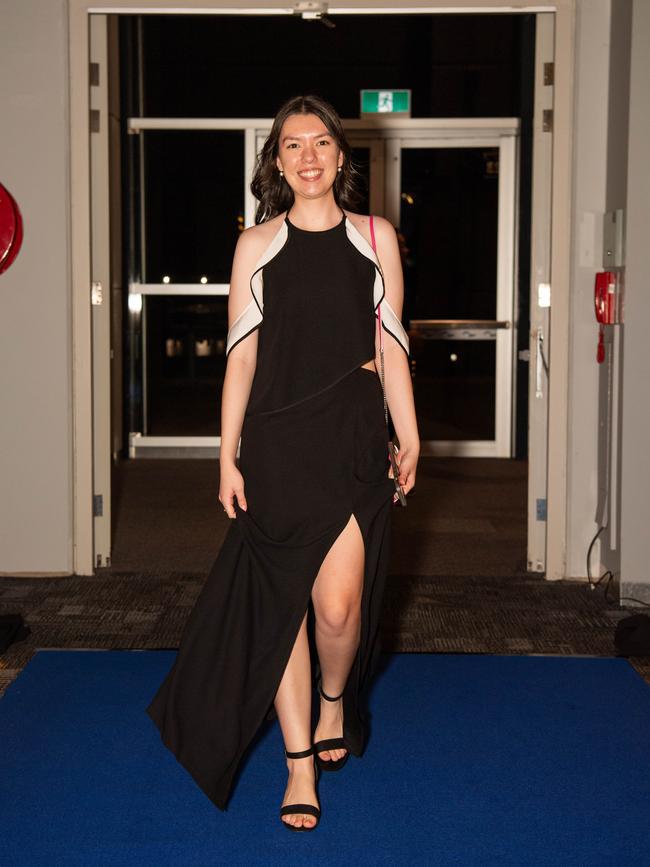 Sophie Ohehir at the Year 12 School formals of Darwin High School at Darwin Convention Centre, Darwin. Picture: Pema Tamang Pakhrin.