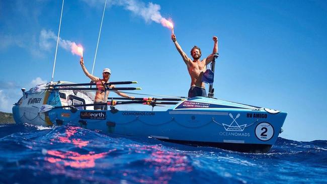 Gold Coast duo Oceanomads successfully cross Atlantic in row boat ...