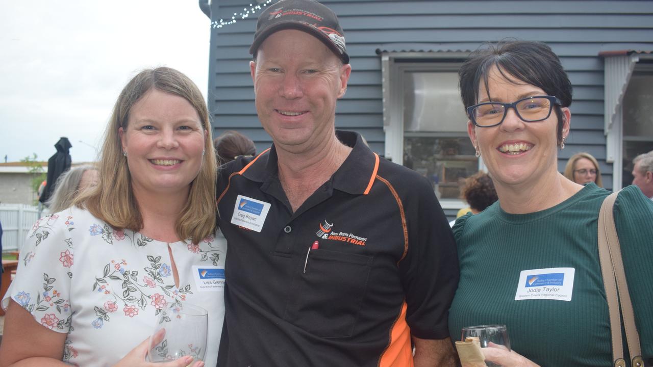 Leesa Glennie, Craig Brown, Jodie Taylor.