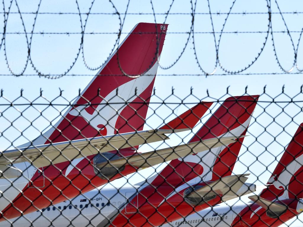 Qantas say flight prices could be halved post-pandemic. Picture: Darren England/AAP