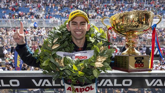 Broc Feeney enjoys a win in Adelaide in December.