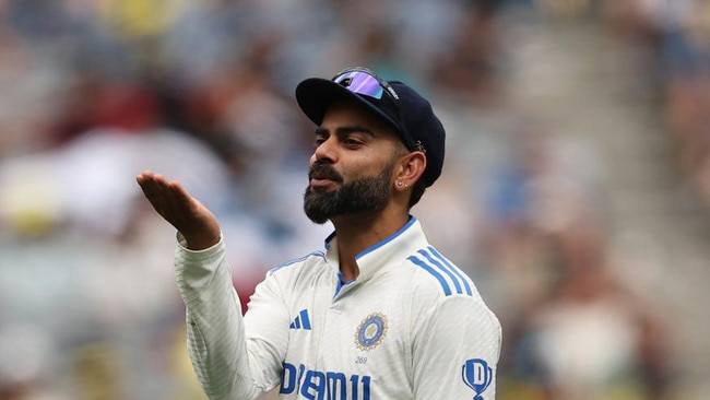 Virat Kohli thrived on the combative nature of Test cricket in Australia, enraging and enjoying the crowds. (Photo by Robert Cianflone/Getty Images)