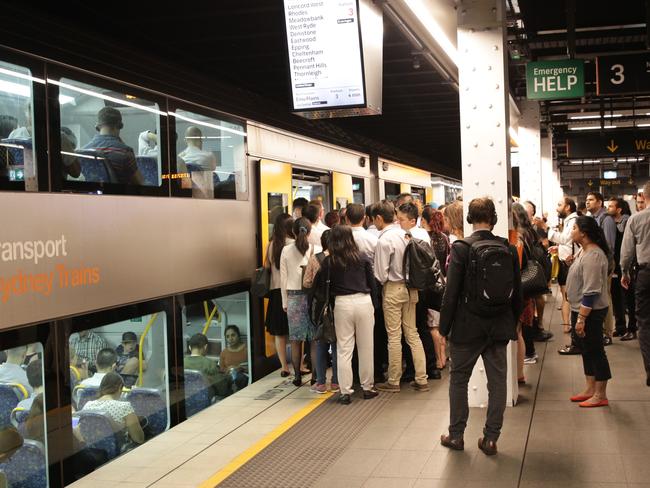 Commuters could be hit with more delays on trains. Picture: Christian Gilles