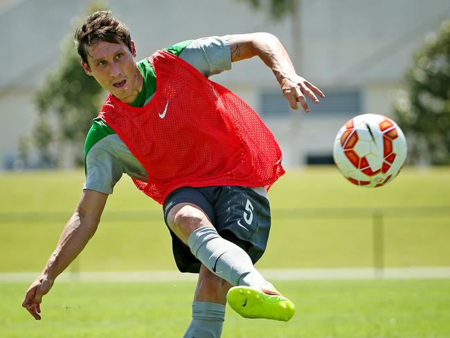 Mark Milligan will replace Mile Jedinak in the holding midfield role.