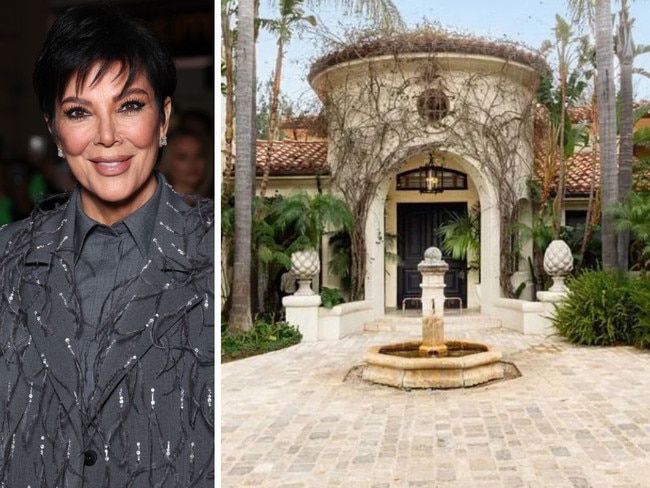 Kris Jenner lists ‘Keeping Up With the Kardashian’ home. Picture: Pascal Le Segretain/Getty Images; Realtor