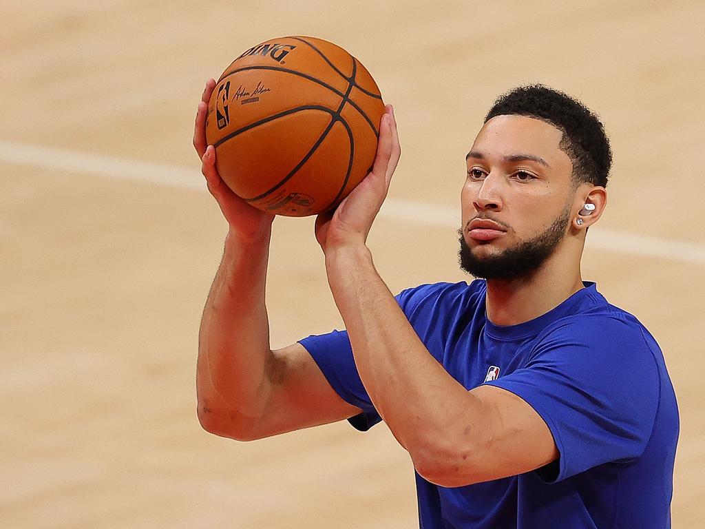 Ben Simmons’ pulling out of Australia’s Tokyo Olympic campaign is a big blow, but the Boomers remain focused on winning a maiden medal. Picture: Kevin C. Cox / Getty Images / AFP