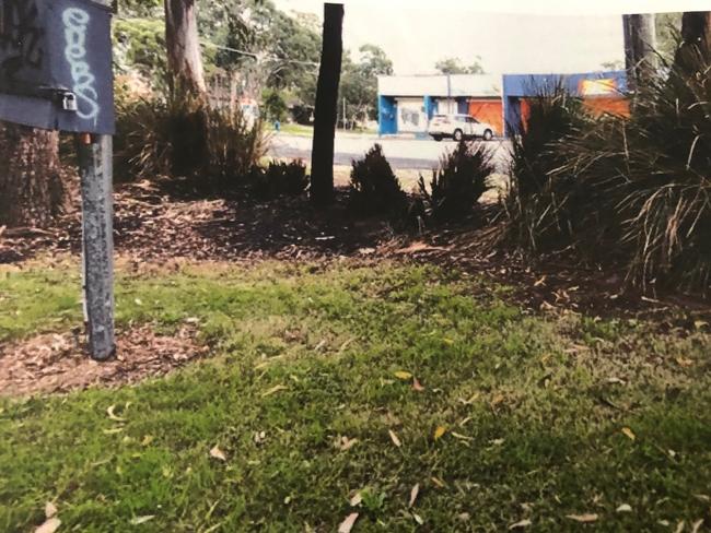 Damage caused to John Peter Howard Reserve at San Remo when Gregory Jerome Neal, 74, tried to burn tissues and other rubbish left by people during COVID-19. Picture: supplied