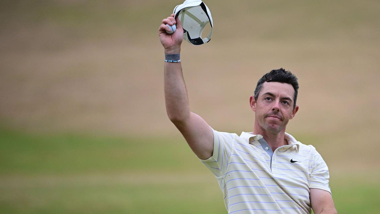 McIlroy met Markle just after he’d won Britain’s Open Championship and ended his engagement with tennis champ Caroline Wozniacki. Picture: Andy Buchanan / AFP