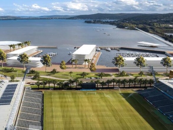 Central Coast Council's latest plans to revitalise Gosford waterfront. An artist's impression. Picture: supplied