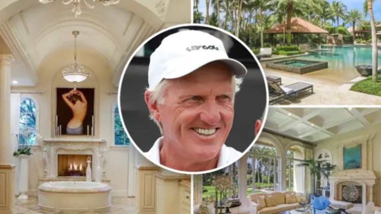 Inside Greg Norman’s ‘downsized’  million Florida mega-mansion