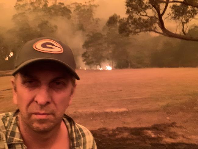 Andrew Constance, during the 2019 bushfires.