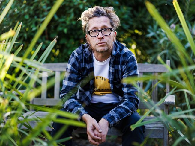 4/05/2023 Jobseeker Jez Heywood at his home in Carrum Downs. Mr Heywood is a graphic designer who has been unable to get work, facing discrimination due to his age and limitations of a medical condition. Aaron Francis / The Australian