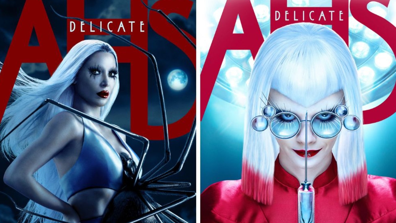 Kim kardashian and Cara Delevingne star in American Horror Story: Delicate. Picture: Binge