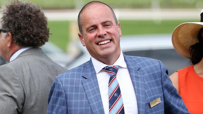 Melbourne Racing Club chairman Mike Symons is a director of Aquanita. Picture: Michael Klein