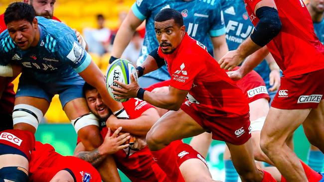 The Sunwolves are keen to play in Rugby Australia’s rebooted competition, but they would need Australian government approval to enter the country. Picture: AFP