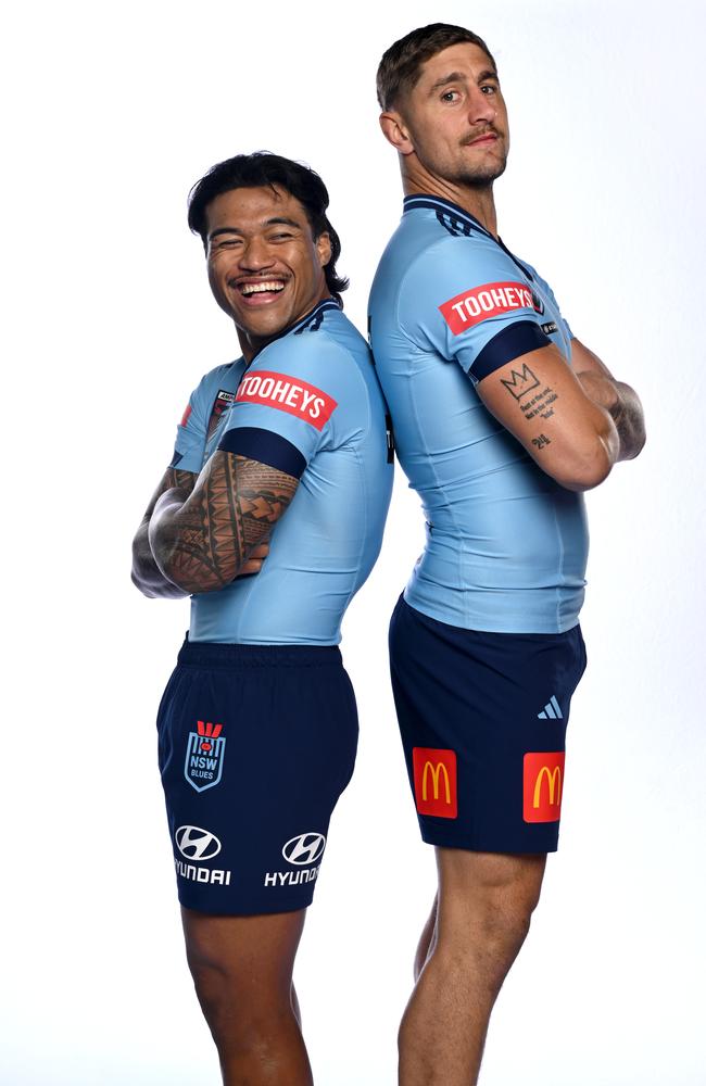 Brian To'o and Zac Lomax. Picture: NRL