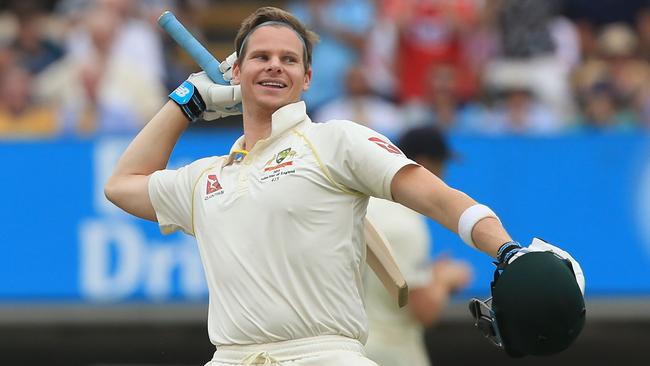 Steve Smith has scored back-to-back Ashes centuries. Picture: AFP