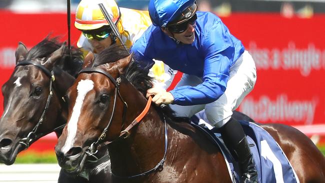 Top Godolphin colt will chase his first Group 1 win in the $2 million Coolmore Stud Stakes at Flemington. Picture: Getty Images.