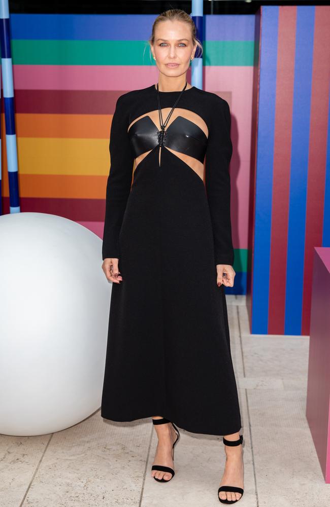 Lara Worthington Stuns In Dion Lee On Melbourne Fashion Festival Red 