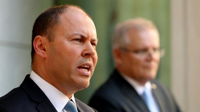 “Scott Morrison and Josh Frydenberg have defined the mission of their government”. Picture: Adam Taylor