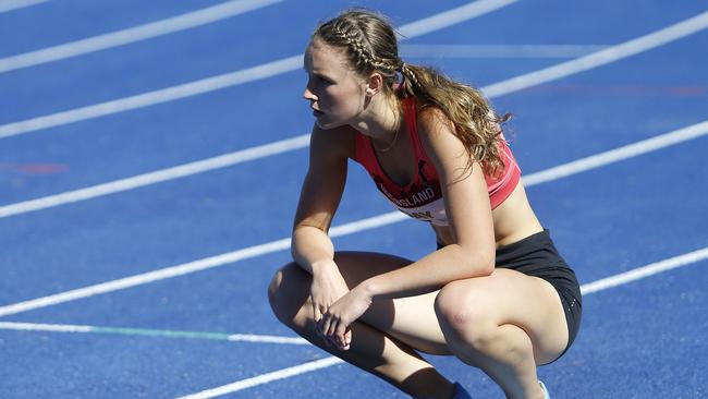 Riley Day won the 200m. Picture: AAP