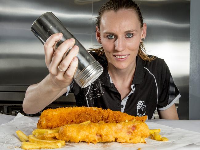 Kiwi Fish and Chips co-owner Melissa Doull. Picture: Jerad Williams