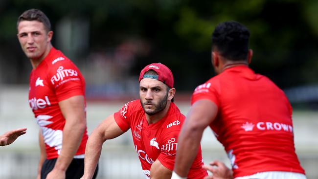 Robbie Farah during South Sydney Rabbitohs training at Redfern Oval, Redfern. Picture: Gregg Porteous