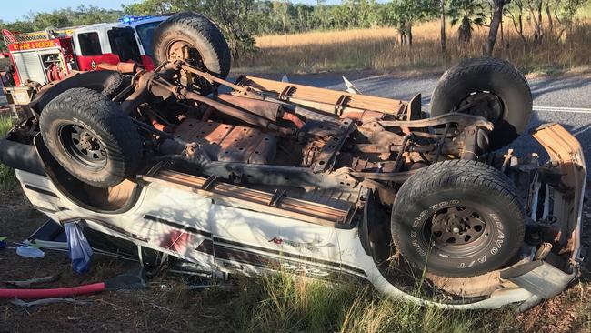 Three airlifted to Royal Darwin Hospital after rollover at Litchfield ...