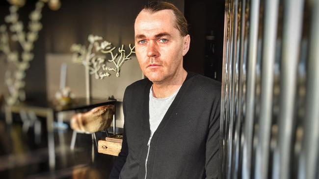 World class chef Shannon Bennett at his restaurant Vue de Monde in Melbourne. Picture: Tony Gough