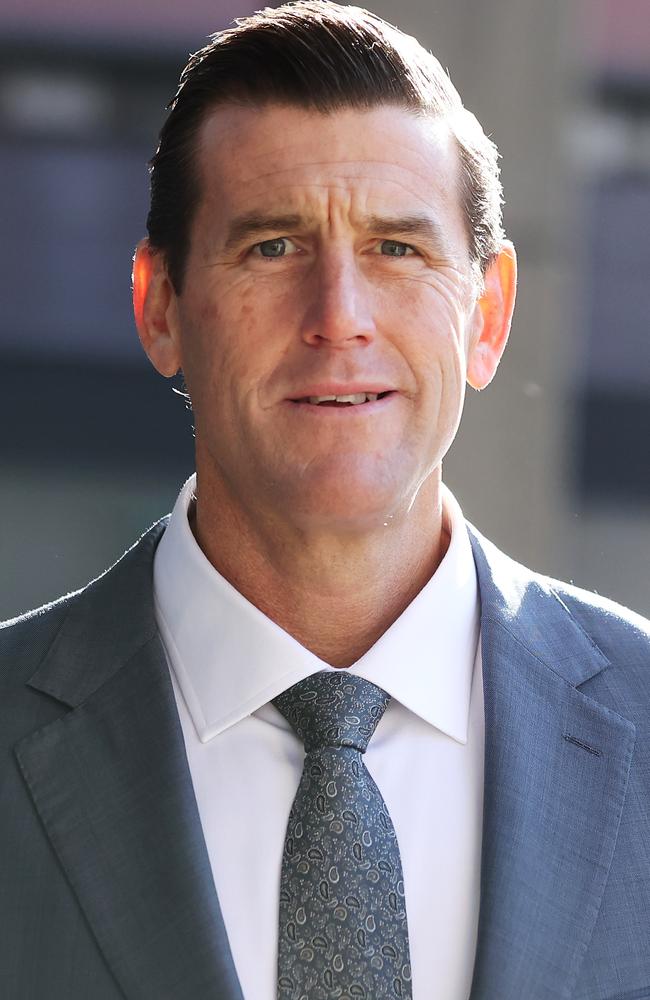 Former SAS soldier, Ben Roberts-Smith, arrives at the Federal Court last month for his defamation trial. Picture: David Swift/NCA NewsWire