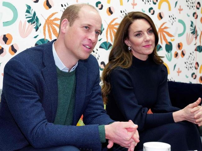 The Prince and Princess of Wales managed through their first public outing in Liverpool after the release of Prince Harry’s bombshell memoir. Picture: Jon Super / POOL / AFP