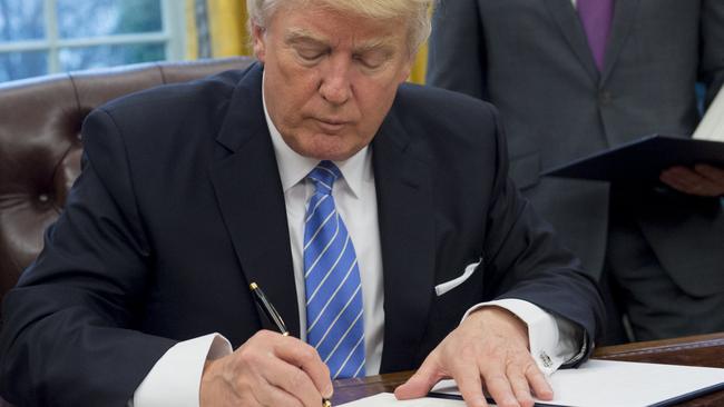 Us President Donald Trump Withdraws From Trans Pacific Partnership Deal Daily Telegraph 1826