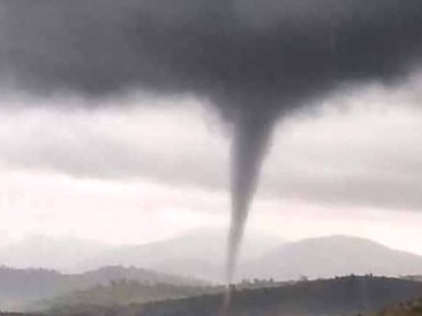 Tornado, photo taken near Gladstone - photo Supplied