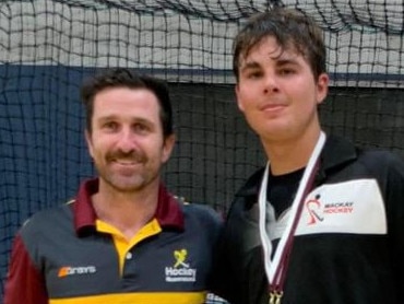 Connor Gould following his strong showing at the State Championships. Picture: Mackay Hockey Player and Coach Development Facebook.