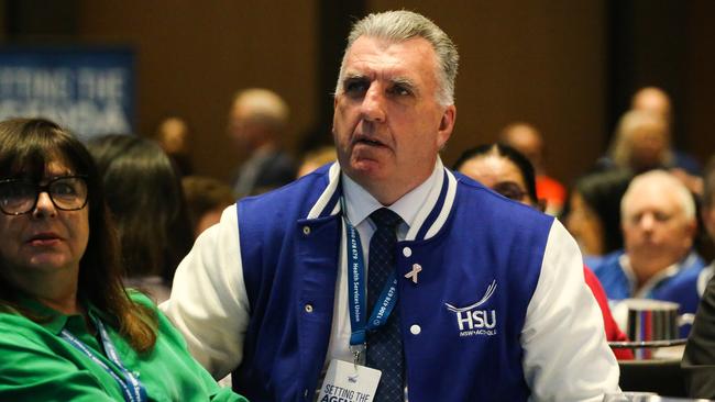 HSU’s NSW Secretary Gerard Hayes said the 4 per cent increase to public sector wages was too little. Picture: NCA NewsWire/ Gaye Gerard