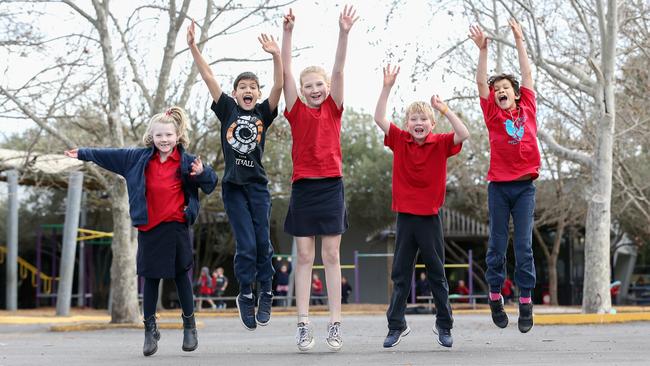 Students at Fairfield Primary School can leap right into a new performing arts space.