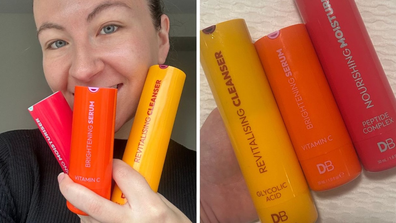 The new skincare range from DB Cosmetics did not disappoint. Picture: Brittany Stewart