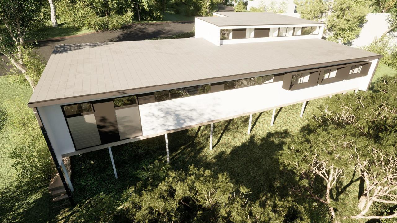 The third home planned for the property. Picture: Chris Jenkins Design