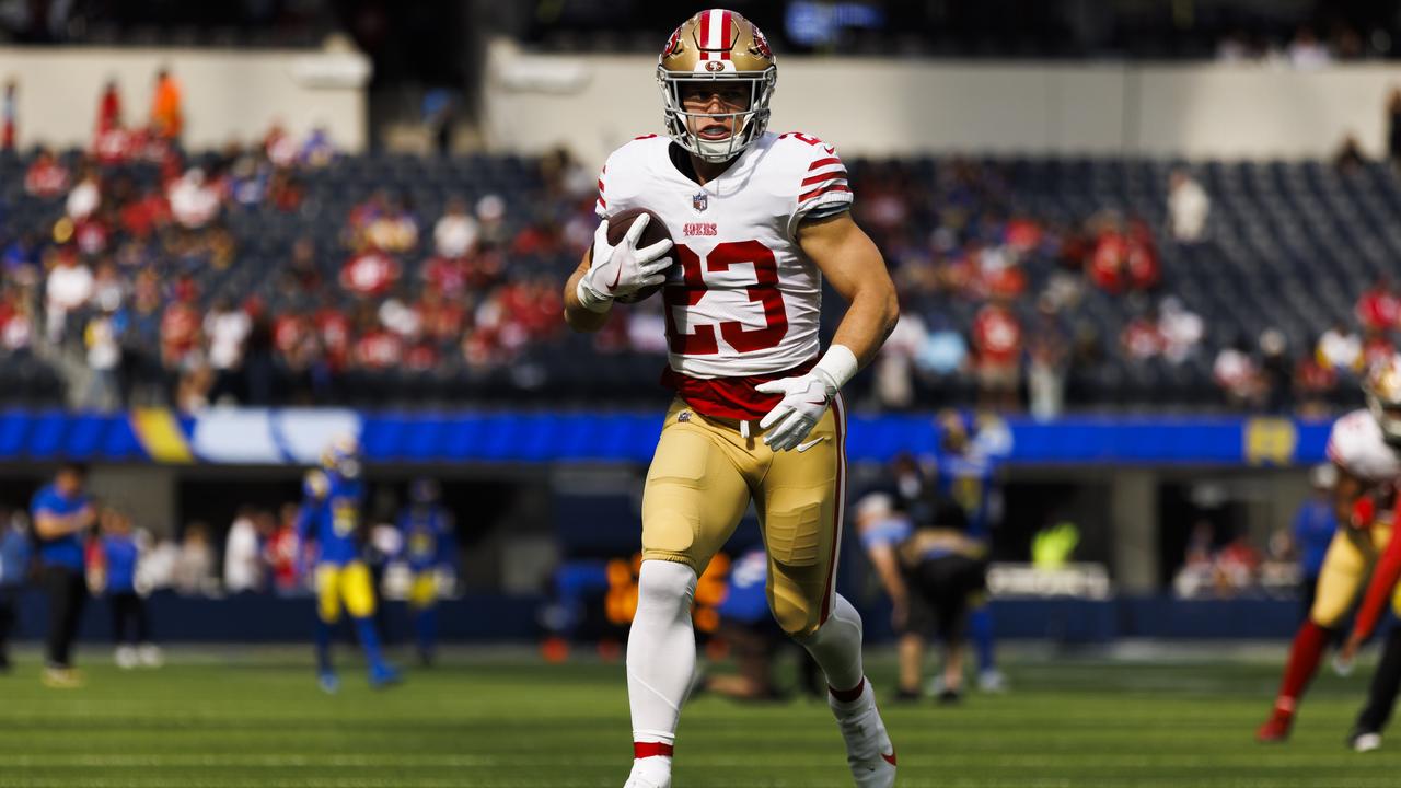 49ers' Christian McCaffrey records running, throwing, receiving touchdowns  vs. Rams - The Athletic