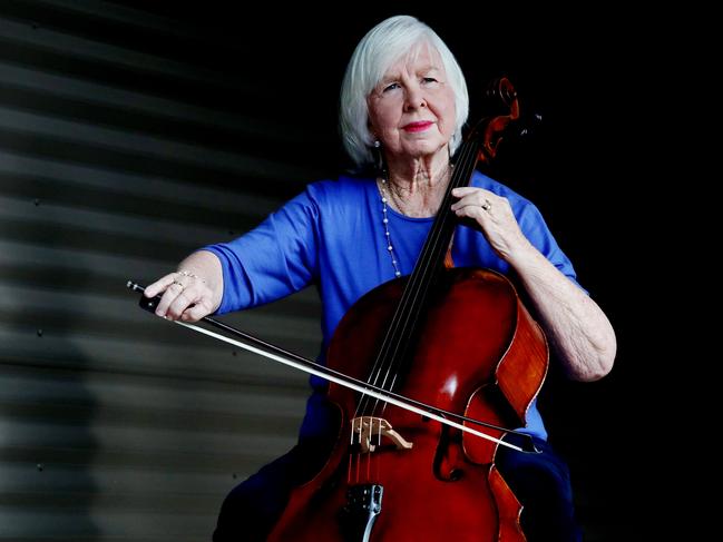 OAM recipient cellist Dwnise Lawrence pictured at her McMasters Beach home. Picture: Sue Graham