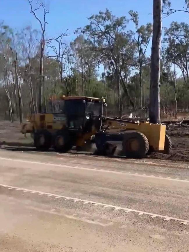 Roadworks are continuing.