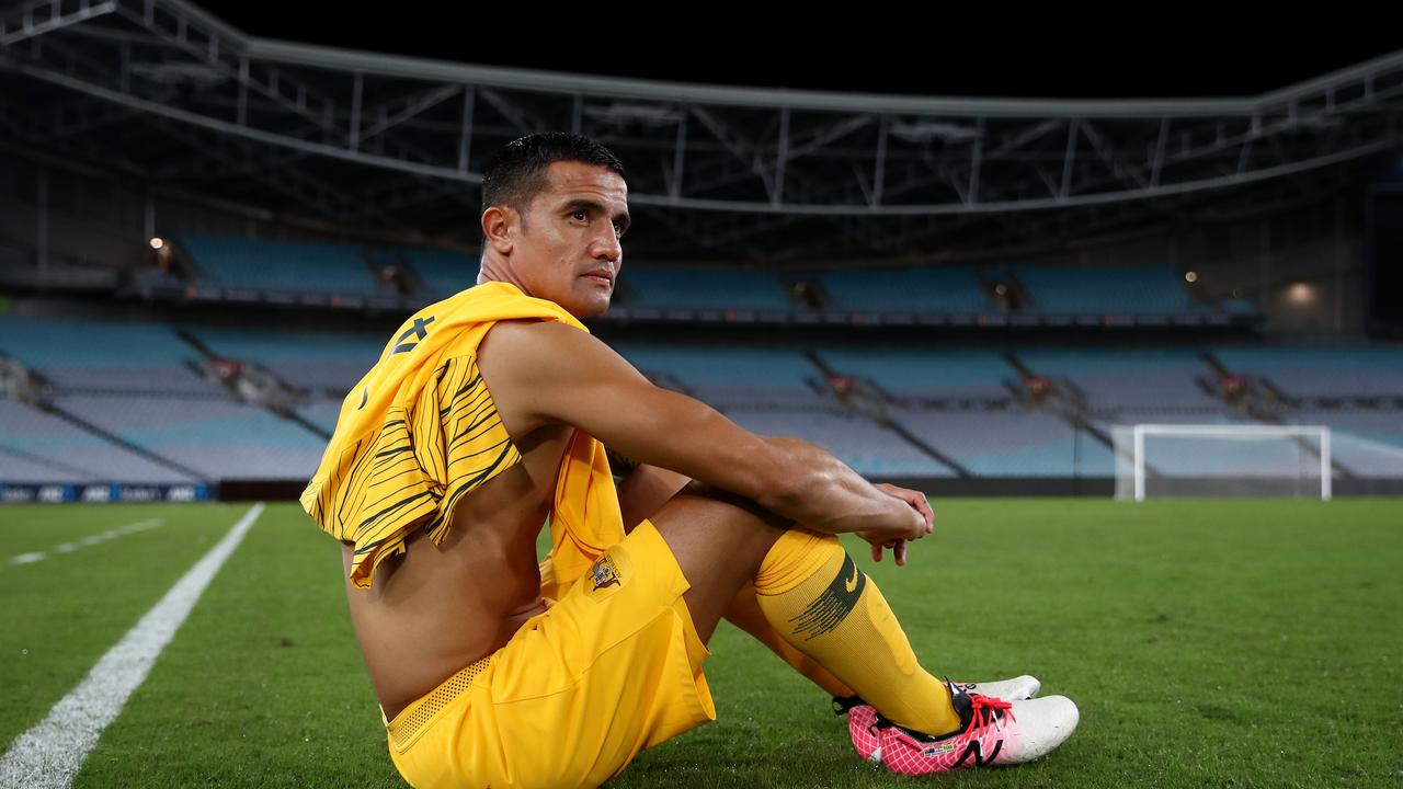 Tim Cahill had a moment to reflect on how it all began for him.