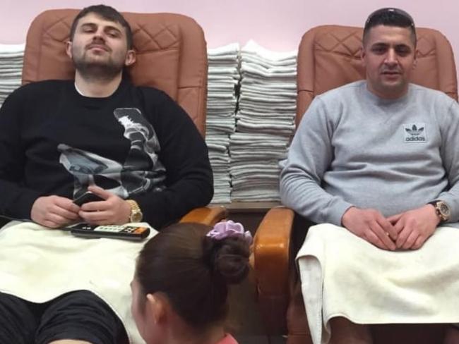 Exiled tobacco kingpin Kazem “Kaz” Hamad (R)  shared a tribute for slain drug dealer Kadir Ors (L) who was shot dead by jailed crime boss George Marrogi in 2016. Picture: Supplied