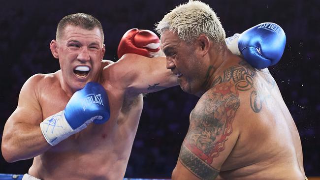 Paul Gallen defeated Mark Hunt earlier last week. Picture: Getty Images