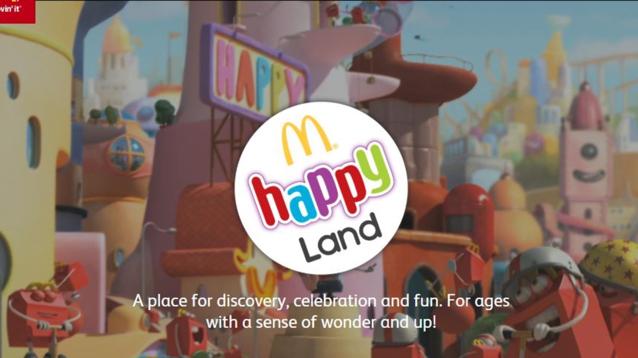 McDonald's Happyland app copped the Digital Ninja award. Picture: McDonalds