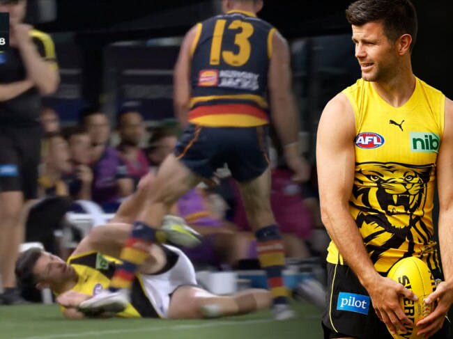 ‘I was protecting myself’: Cotchin’s bizarre Tex boot claim