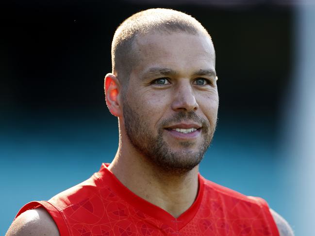 Lance Franklin ahead of his press conference during the Sydney Swans open training session at the SCG ahead of this weeks AFL Grand Final against Geelong. Photo by Phil Hillyard(Image Supplied for Editorial Use only - **NO ON SALES** - Â©Phil Hillyard )