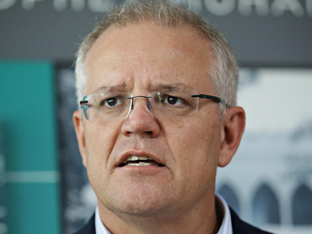 Australian PM Scott Morrison has a history of controversial comments about Muslim immigration. Picture: Adam Yip