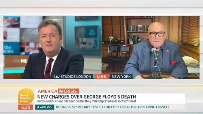 TV host and former NYC mayor in bitter live TV argument (Good Morning Britain)