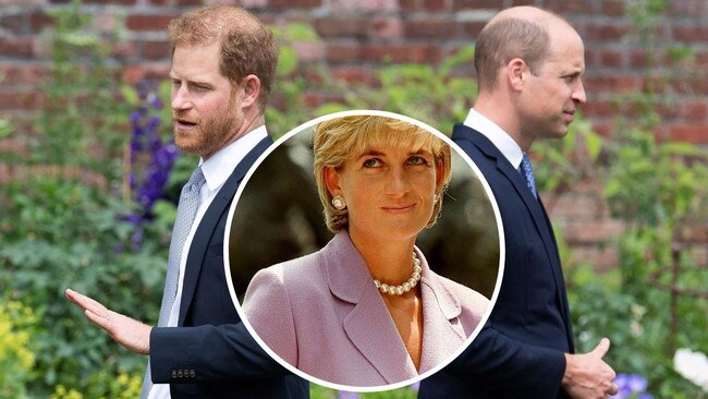 Princess Diana statute unveiling by Prince Harry and Prince William.